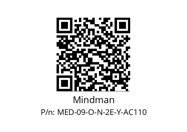   Mindman MED-09-O-N-2E-Y-AC110