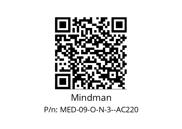   Mindman MED-09-O-N-3--AC220