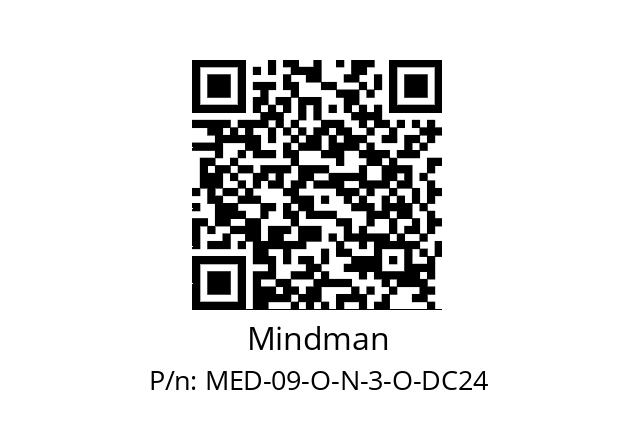   Mindman MED-09-O-N-3-O-DC24