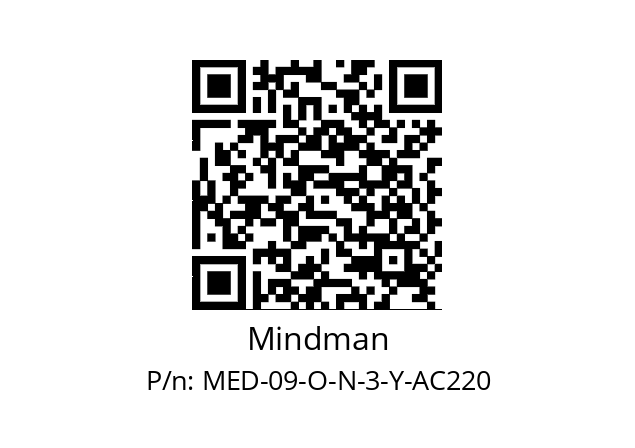   Mindman MED-09-O-N-3-Y-AC220