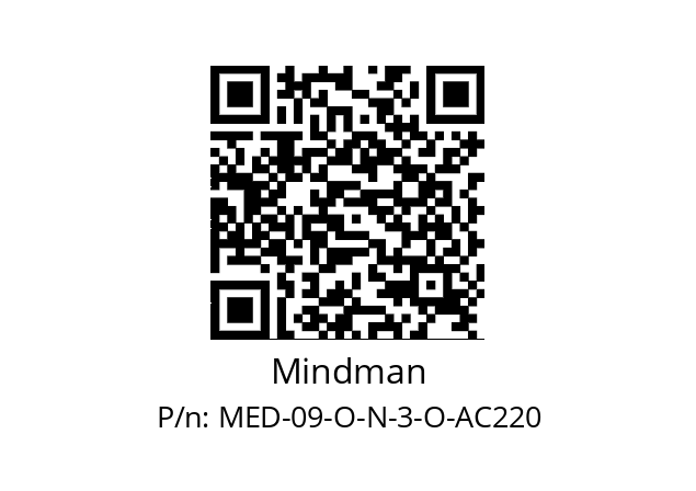   Mindman MED-09-O-N-3-O-AC220