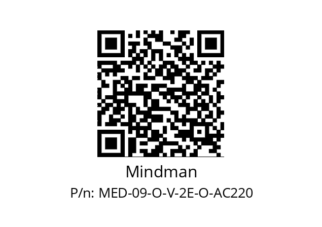   Mindman MED-09-O-V-2E-O-AC220