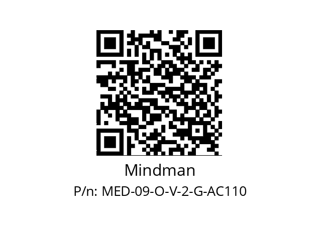   Mindman MED-09-O-V-2-G-AC110