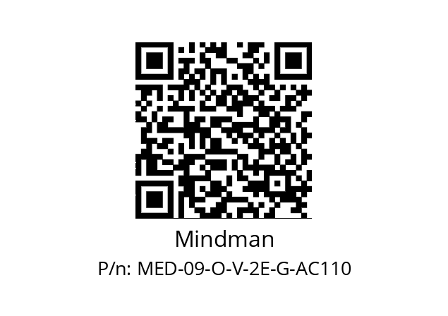   Mindman MED-09-O-V-2E-G-AC110