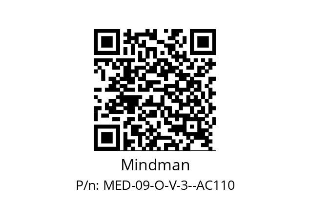   Mindman MED-09-O-V-3--AC110