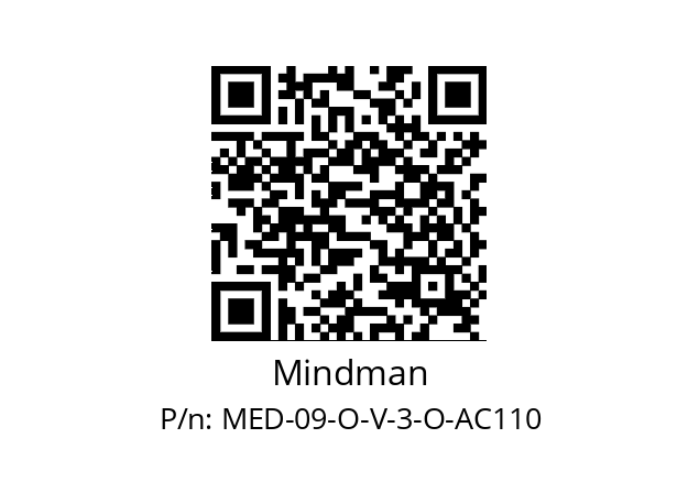   Mindman MED-09-O-V-3-O-AC110