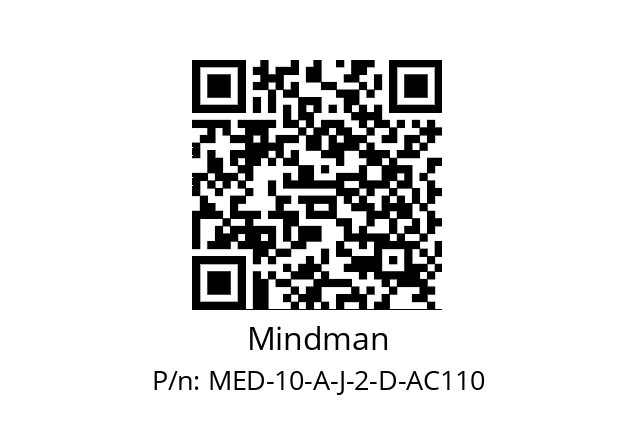   Mindman MED-10-A-J-2-D-AC110