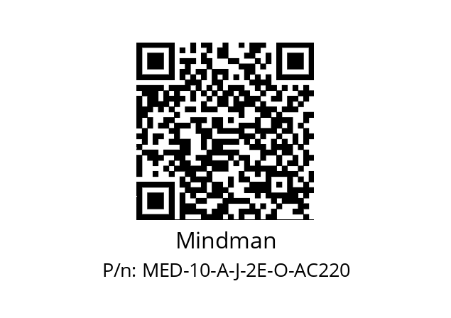   Mindman MED-10-A-J-2E-O-AC220