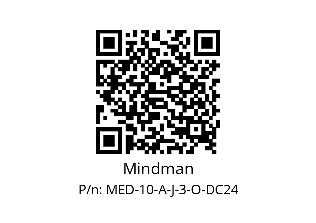   Mindman MED-10-A-J-3-O-DC24