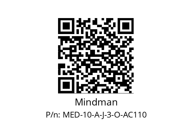   Mindman MED-10-A-J-3-O-AC110