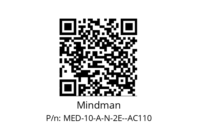   Mindman MED-10-A-N-2E--AC110