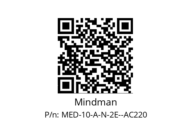   Mindman MED-10-A-N-2E--AC220