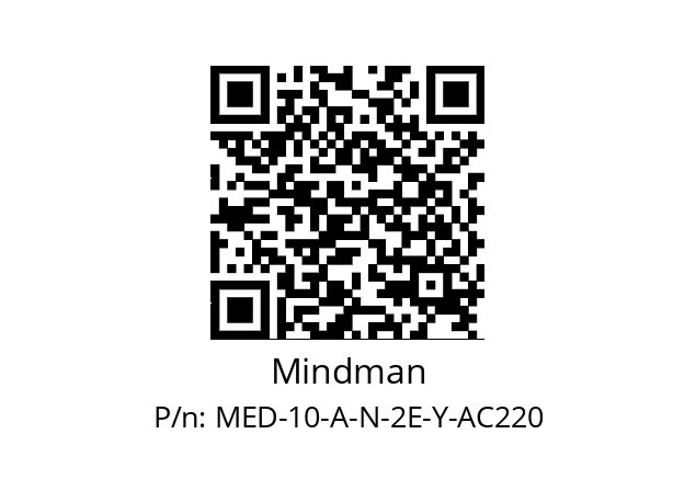   Mindman MED-10-A-N-2E-Y-AC220