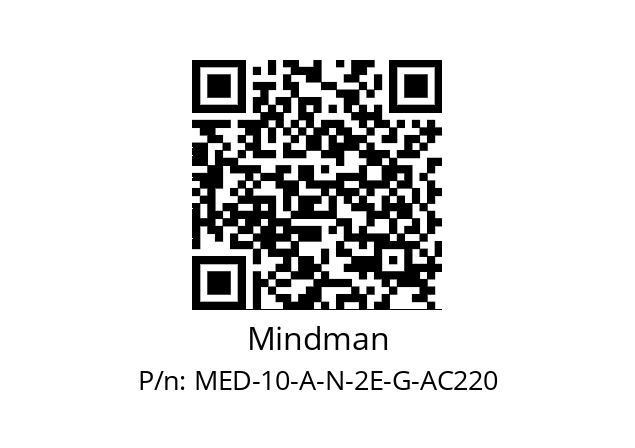   Mindman MED-10-A-N-2E-G-AC220