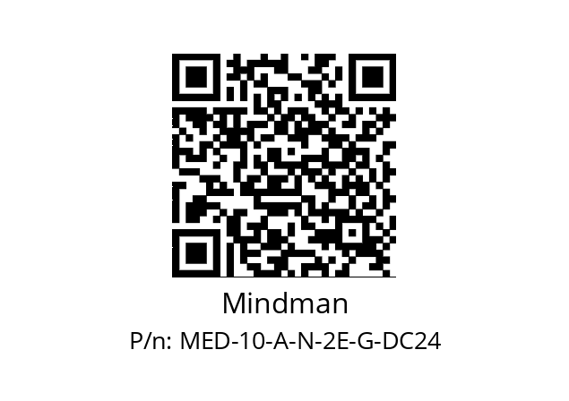   Mindman MED-10-A-N-2E-G-DC24