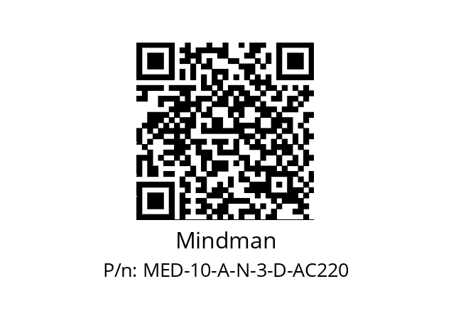   Mindman MED-10-A-N-3-D-AC220