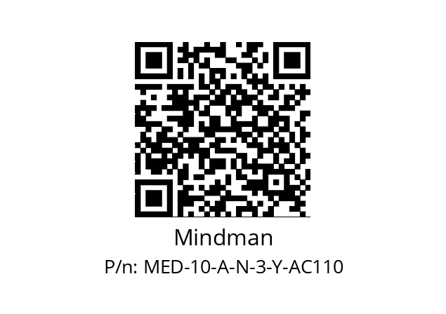   Mindman MED-10-A-N-3-Y-AC110