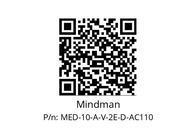   Mindman MED-10-A-V-2E-D-AC110