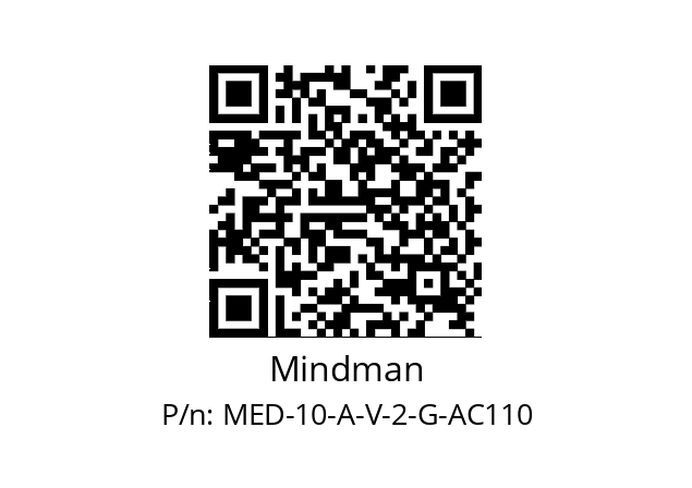   Mindman MED-10-A-V-2-G-AC110