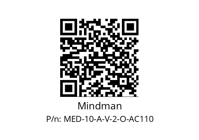   Mindman MED-10-A-V-2-O-AC110