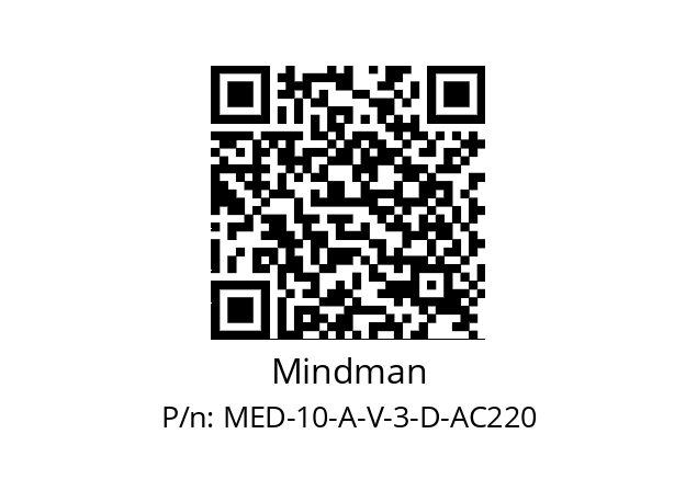   Mindman MED-10-A-V-3-D-AC220