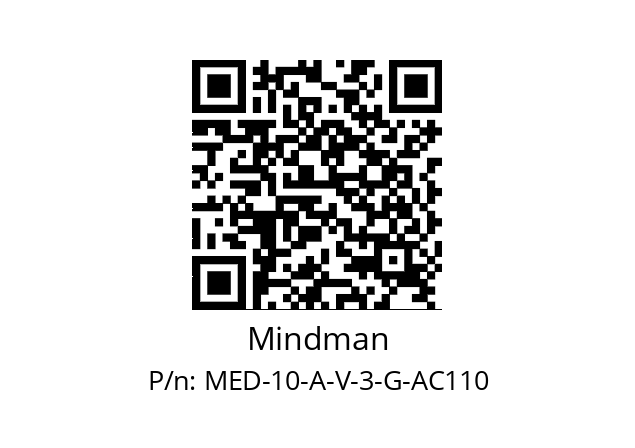   Mindman MED-10-A-V-3-G-AC110