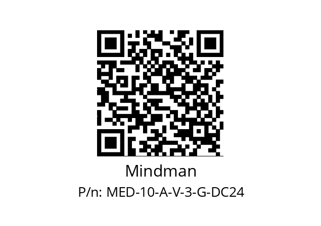   Mindman MED-10-A-V-3-G-DC24