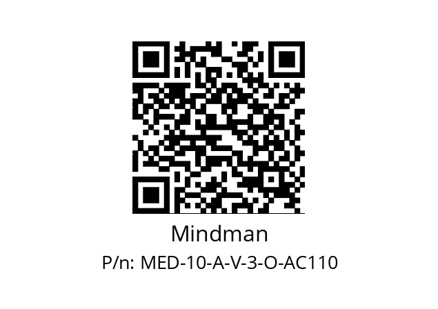   Mindman MED-10-A-V-3-O-AC110