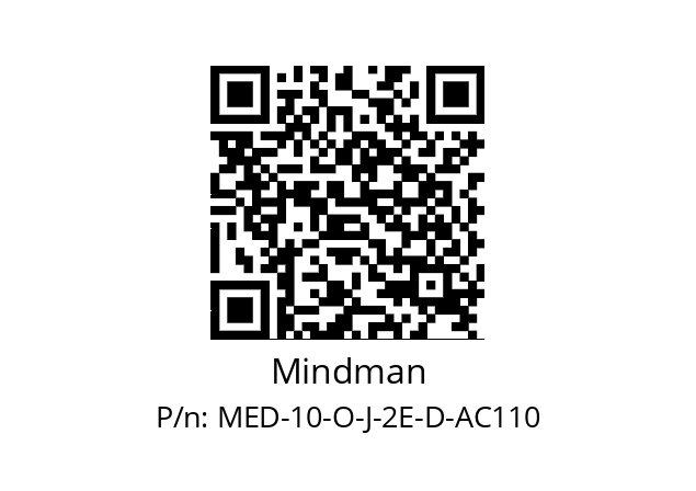   Mindman MED-10-O-J-2E-D-AC110