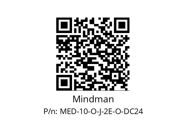   Mindman MED-10-O-J-2E-O-DC24