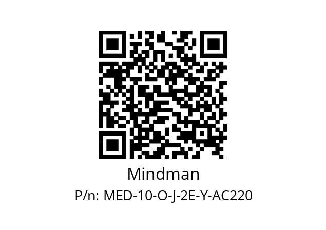   Mindman MED-10-O-J-2E-Y-AC220