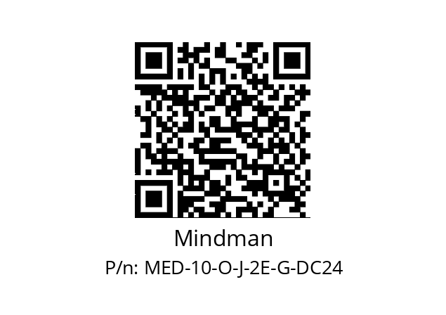   Mindman MED-10-O-J-2E-G-DC24