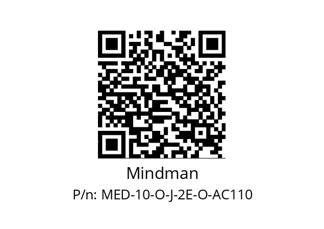   Mindman MED-10-O-J-2E-O-AC110