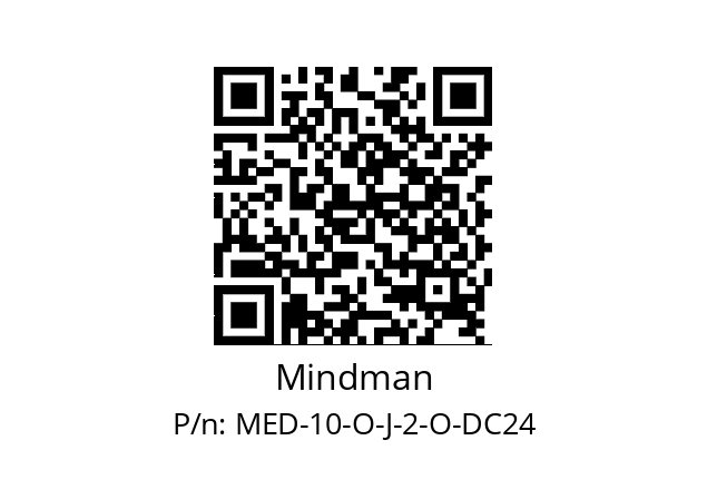   Mindman MED-10-O-J-2-O-DC24