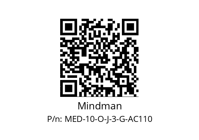   Mindman MED-10-O-J-3-G-AC110