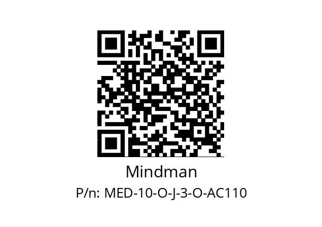   Mindman MED-10-O-J-3-O-AC110