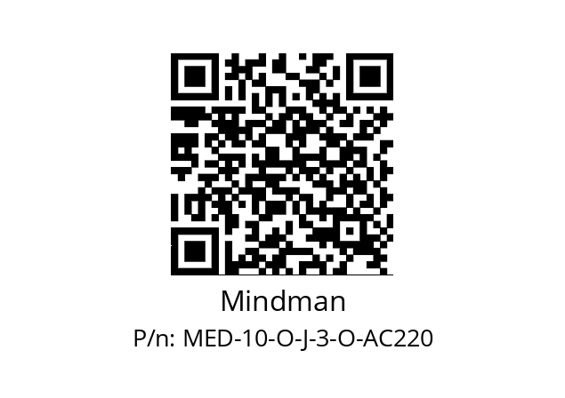   Mindman MED-10-O-J-3-O-AC220