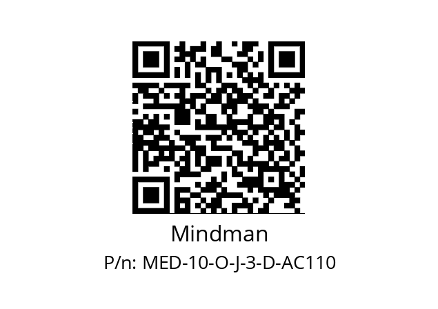   Mindman MED-10-O-J-3-D-AC110