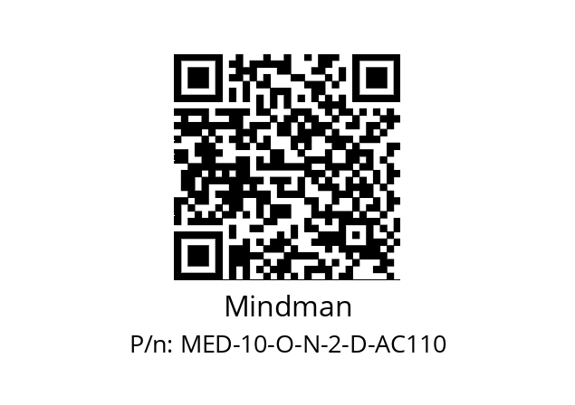   Mindman MED-10-O-N-2-D-AC110