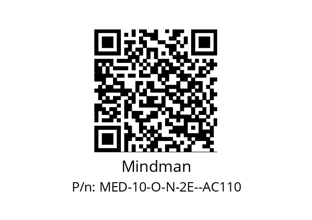   Mindman MED-10-O-N-2E--AC110