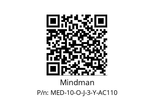   Mindman MED-10-O-J-3-Y-AC110