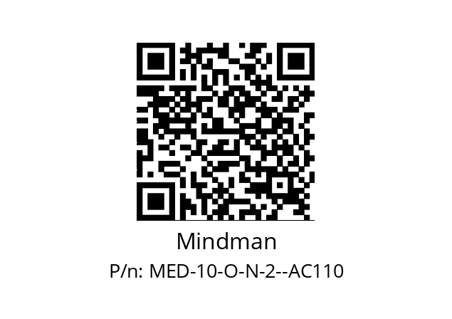   Mindman MED-10-O-N-2--AC110