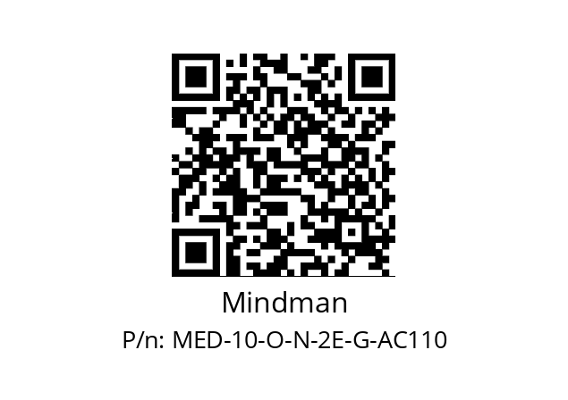   Mindman MED-10-O-N-2E-G-AC110