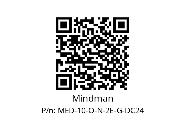   Mindman MED-10-O-N-2E-G-DC24