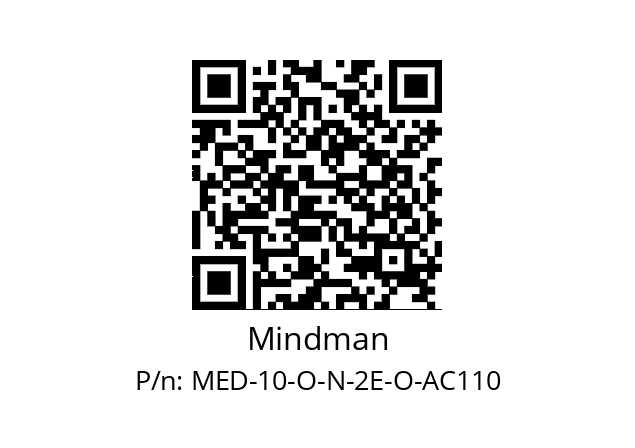   Mindman MED-10-O-N-2E-O-AC110