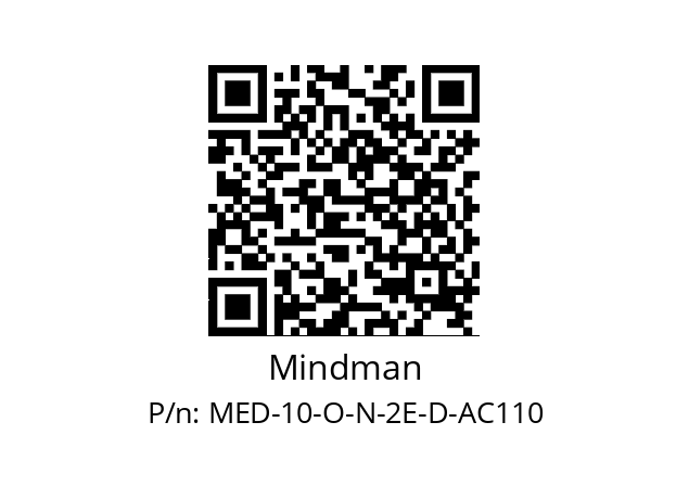   Mindman MED-10-O-N-2E-D-AC110