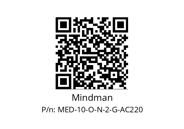   Mindman MED-10-O-N-2-G-AC220