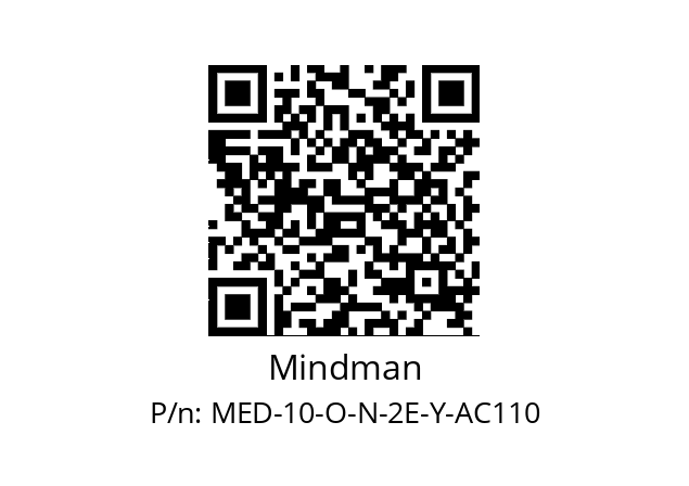   Mindman MED-10-O-N-2E-Y-AC110