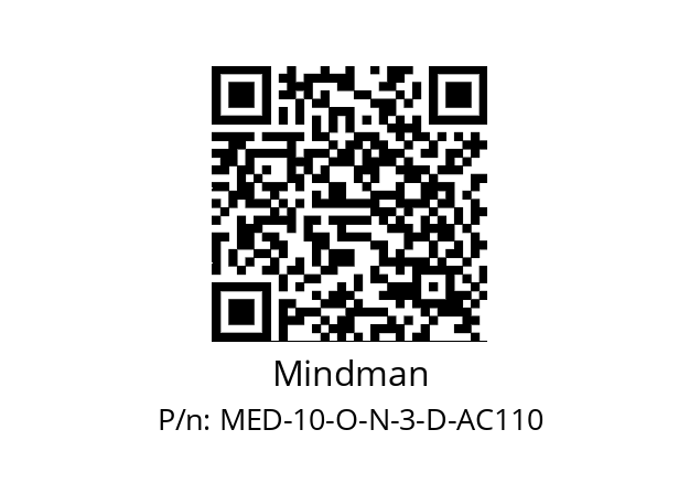   Mindman MED-10-O-N-3-D-AC110