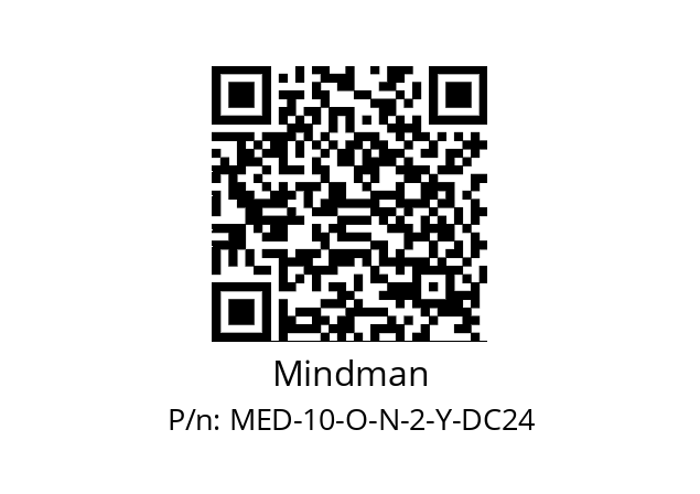   Mindman MED-10-O-N-2-Y-DC24